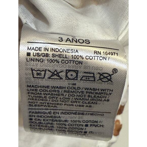 NWT Janie and Jack 3T Girls Leopard Print One Shoulder Ruffle Top 100% Cotton - Picture 6 of 7